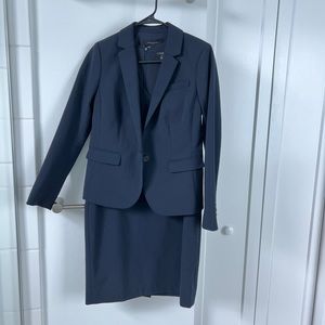 Ann Taylor Navy Suit Womens